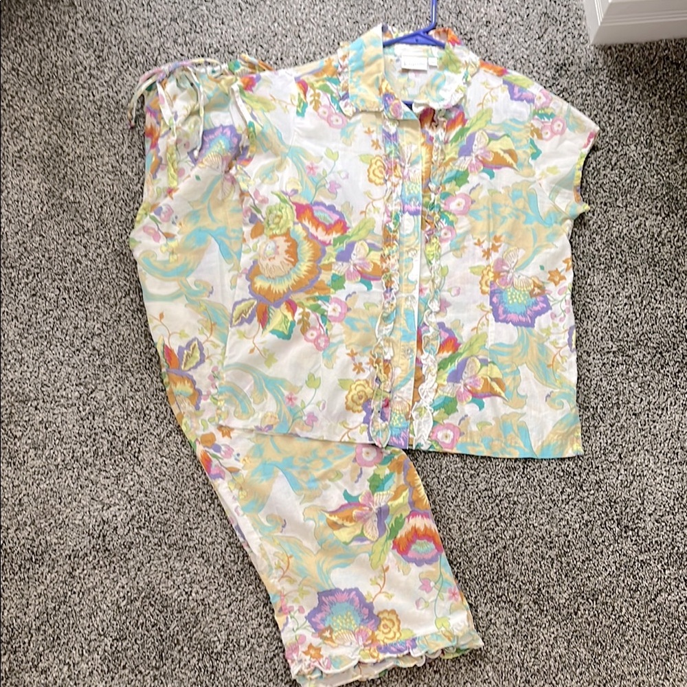 Kiyomi Floral Pajama Set
